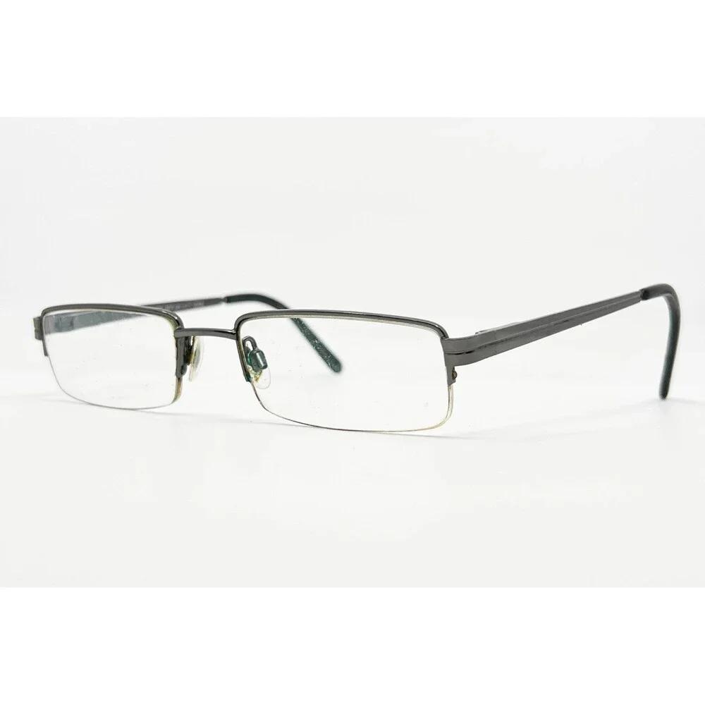 Stetson Off Road 5002 Eyeglasses Mens Black Metal Rectangular Frames 51-19-140